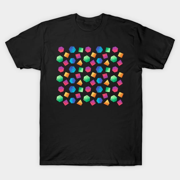 Colorific Dice Print T-Shirt by Jujufox